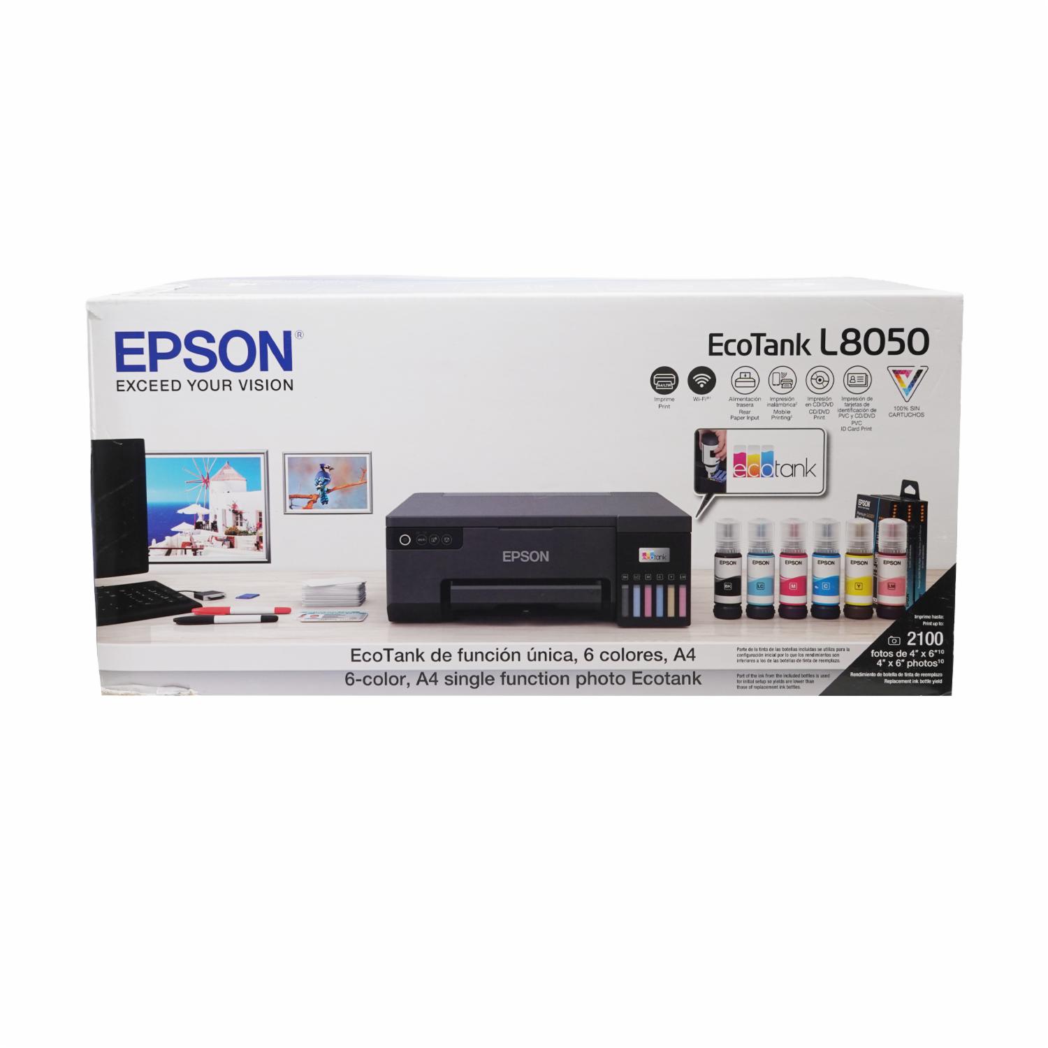 Impresora L8050 Fotográfica Conectividad Wifi EPSON Tinta Contínua - Imagen 6