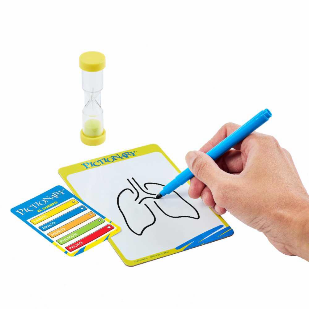 Juego De Mesa Pictionary 40 Aniversario MATTEL 2 Equipos - Imagen 3