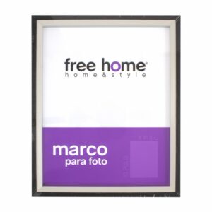 Porta Retrato Bicolor Blanco Y Negro FREE HOME Unidad