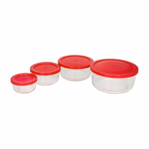 Set Refractarios Con Tapa DELIGHT KING 4 Piezas