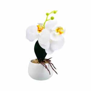 Maceta Con Orquídea Surtida Artificial GUANGDONG XINXIN Unidad