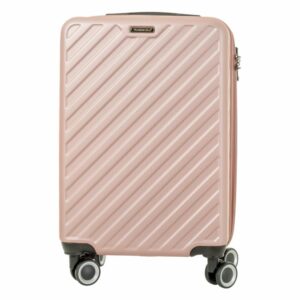 Maleta De Viaje Trolley Rosado TRANSWORLD LUGGAGE 59x37x21 Cm