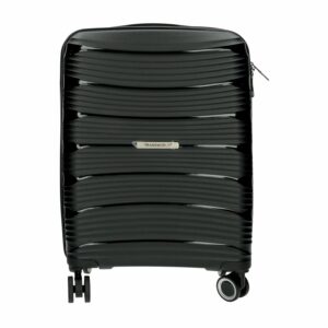 Maleta De Viaje Trolley Negra TRANSWORLD 50.8 CM