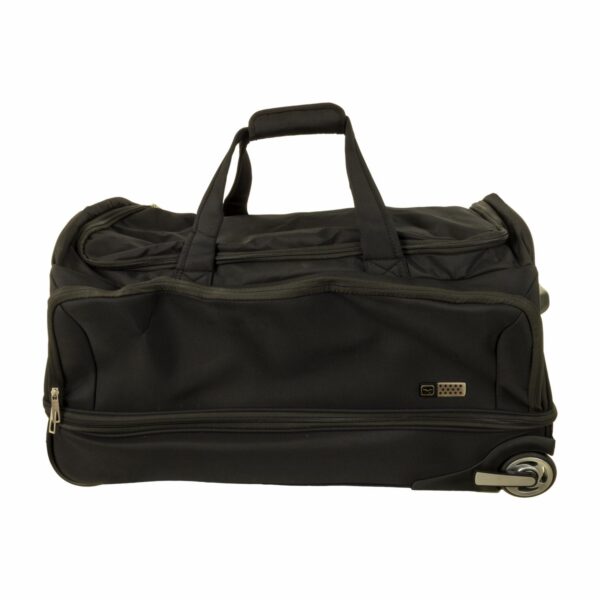 Maleta De Viaje Suave Trolley Negra TRANSWORLD LUGGAGE 72x37x36 Cm