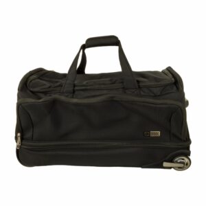 Maleta De Viaje Suave Trolley Negra TRANSWORLD LUGGAGE 72x37x36 Cm