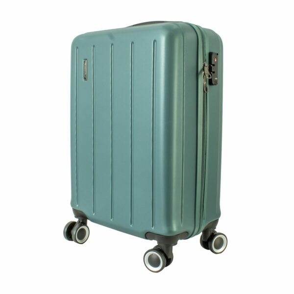 Maleta De Viaje Trolley Turquesa TRANSWORLD LUGGAGE 50 CM - Imagen 2