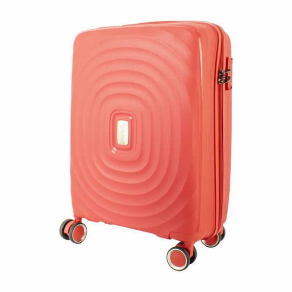 Maleta De Viaje Trolley Fucsia TRANSWORLD LUGGAGE 50 CM - Imagen 2