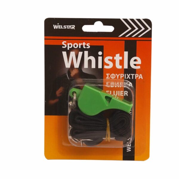 Silbato Sports Whistle Color Verde WELSTAR Unidad
