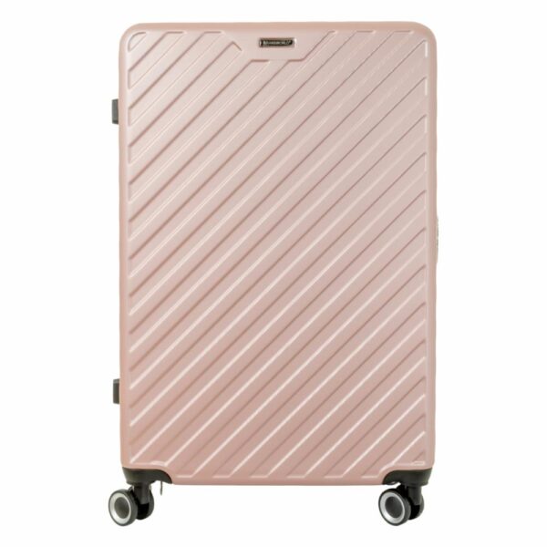 Maleta De Viaje Trolley Rosado TRANSWORLD LUGGAGE 79x50x30 Cm