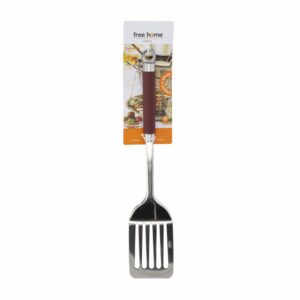 Espátula Plateada Mango Rojo FREE HOME 1 Pieza