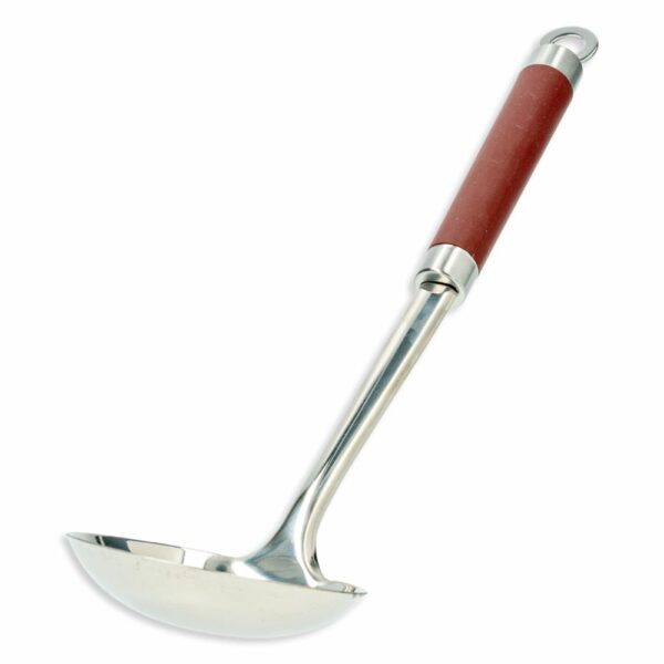 Cucharon Plateado Mango Rojo FREE HOME 1 Pieza - Imagen 2