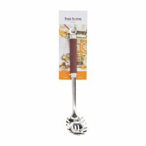 Cuchara Para Pasta Plateada Mango Rojo FREE HOME 1  Pieza