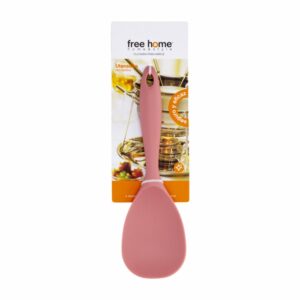 Cuchara Para Arroz Silicona Línea New Rosa FREE HOME 1  Pieza