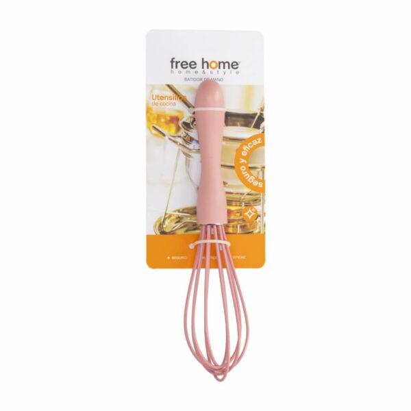 Batidor De Mano Línea Sweet Rosa FREE HOME 6"
