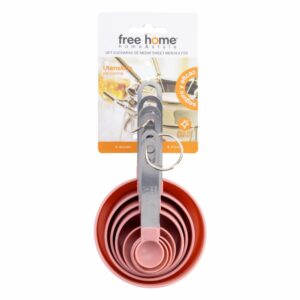Set Cucharas Medidoras Línea Sweet Rosa FREE HOME 8 Piezas