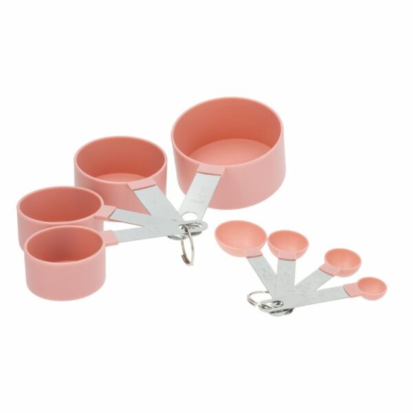 Set Cucharas Medidoras Línea Sweet Rosa FREE HOME 8 Piezas - Imagen 3