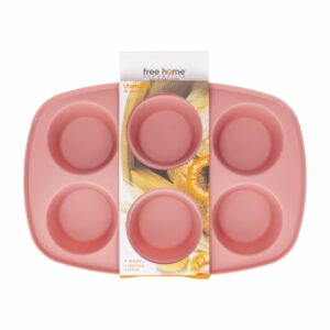 Molde De Silicona Para Pastel Muffins Sweet Rosa Silicon FREE HOME 26x18x5Cm