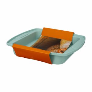 Molde De Silicona Para Pastel Cuadrado Sweet Menta Silicon FREE HOME 30x26x6 Cm
