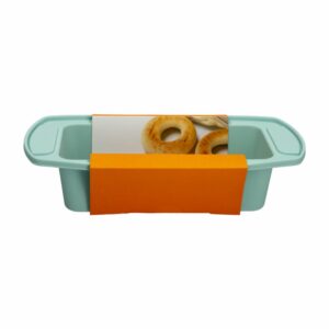 Molde De Silicona Para Pastel  Rectangular Sweet Menta Silicon FREE HOME 30x14x8Cm