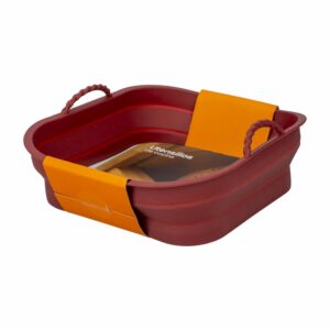 Molde De Silicona Cuadrado Para  Air-Fryer   Vino Silicon FREE HOME 20x20x6Cm