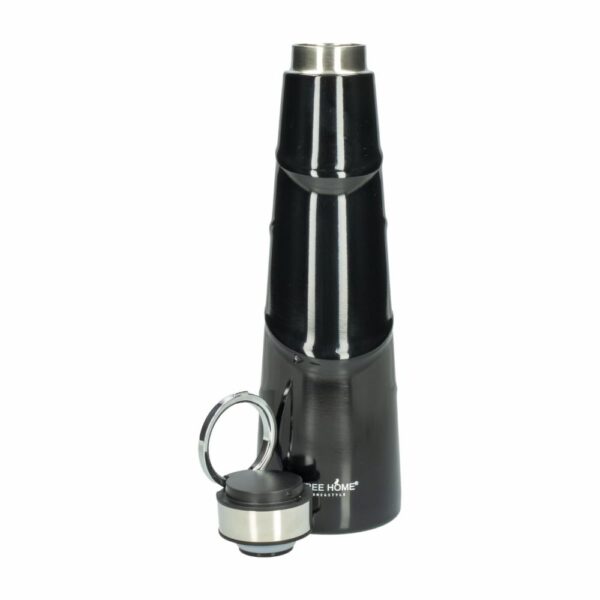 Tomatodo Metálico Térmico Flask Negra FREE HOME 500 Ml - Imagen 2