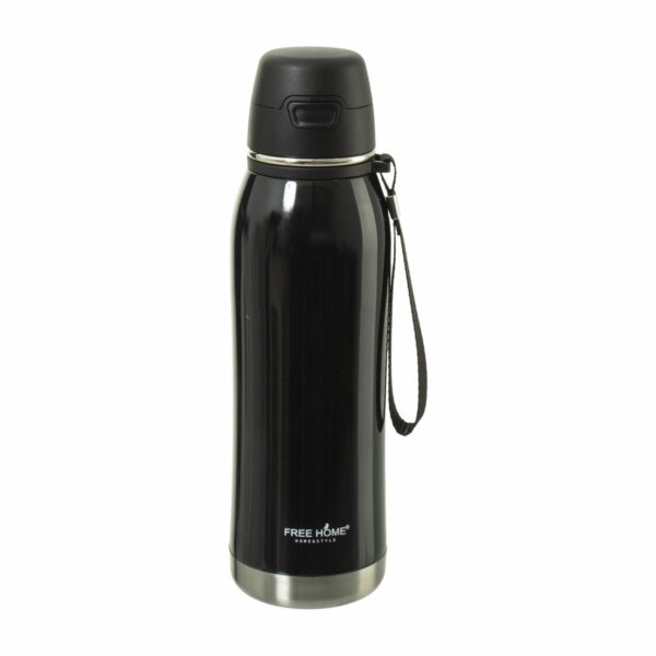 Tomatodo Metálico Térmico Negro FREE HOME 600 Ml