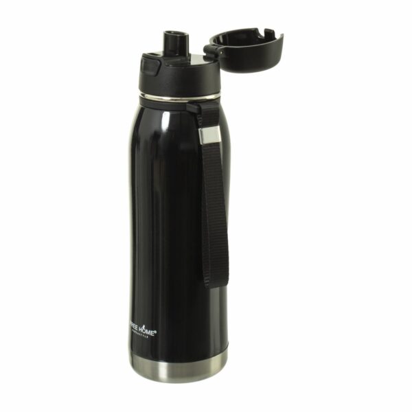 Tomatodo Metálico Térmico Negro FREE HOME 600 Ml - Imagen 2