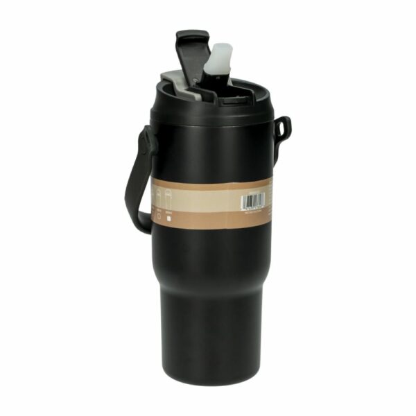 Vaso Termico Con Agarradera Negro HY3 600 Ml - Imagen 3