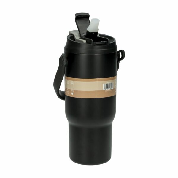 Vaso Termico Con Agarradera Negro HY3 600 Ml - Imagen 3