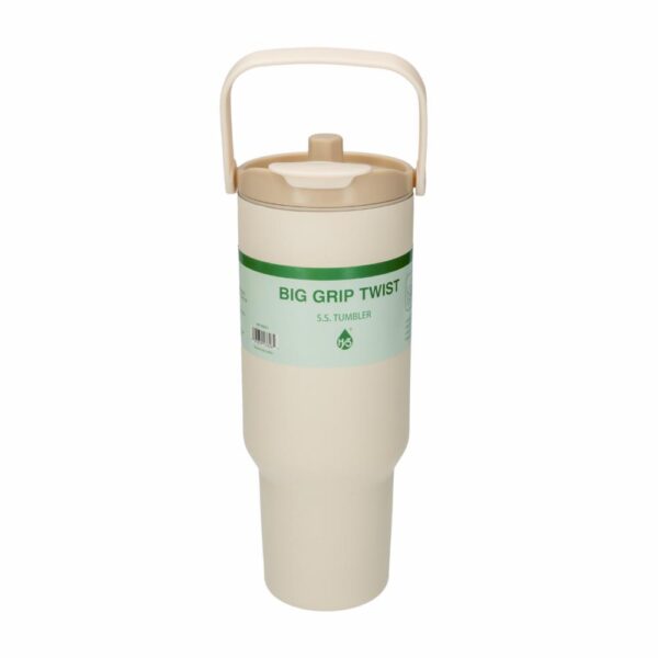 Vaso Termico Con Agarradera Big Grip Twist Negro HY3 - Imagen 3