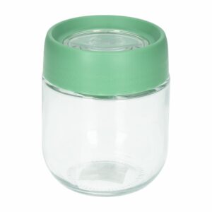 Frasco De Vidrio Verde ELEMENTAL KITCHEN 350 ML