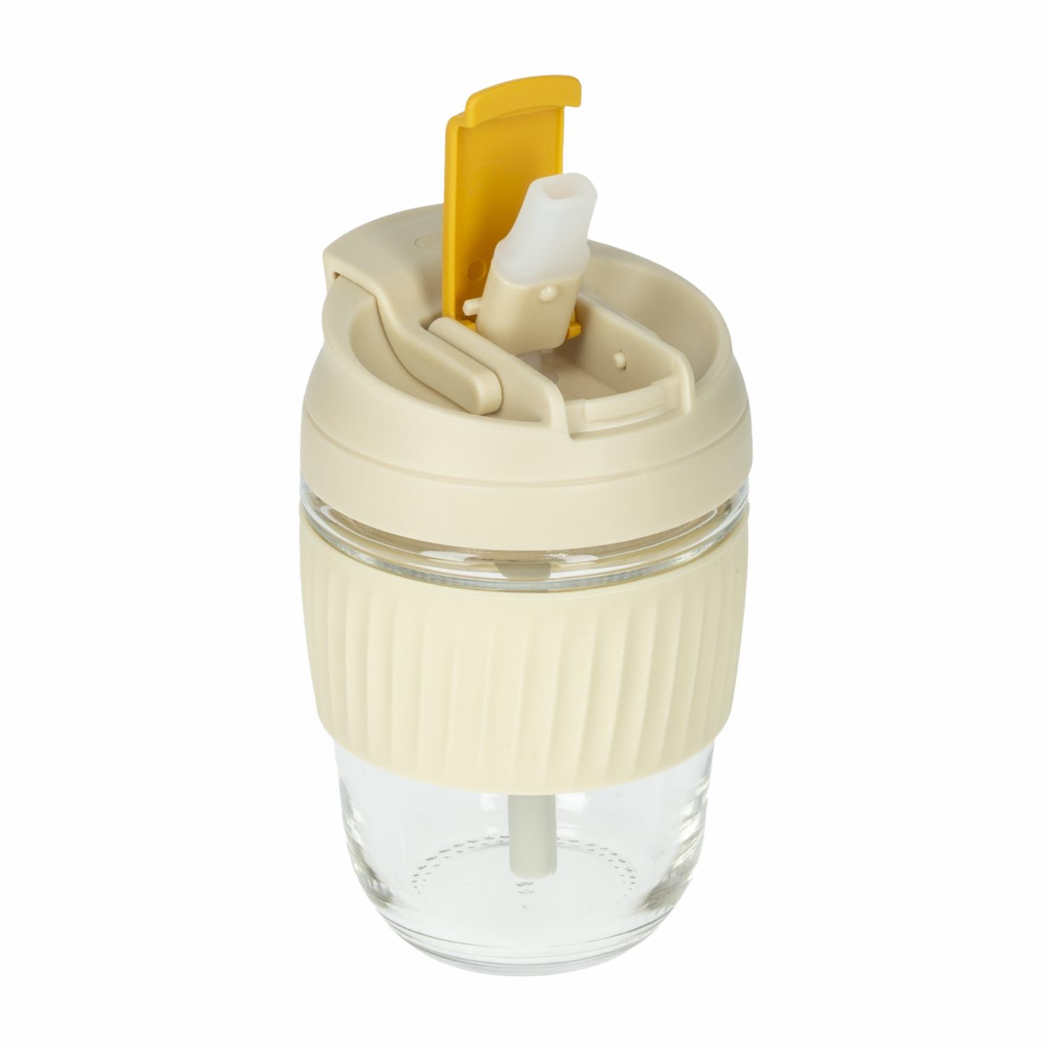 Vaso De Cristal Color Crema Para Café 360 Ml SINOGLASS 69151002 - Imagen 3