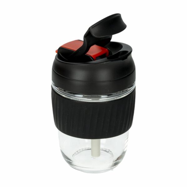 Vaso De Cristal Color Negro Para Café 360 Ml SINOGLASS 69152002 - Imagen 2