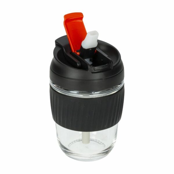 Vaso De Cristal Color Negro Para Café 360 Ml SINOGLASS 69152002 - Imagen 3