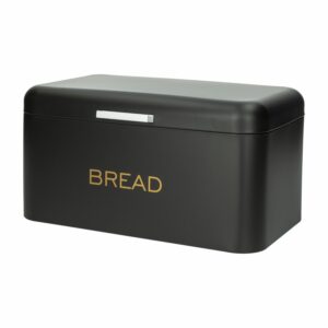 Panera Negra Metálica FREE HOME 34x18x23 Cm