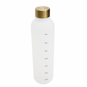 Tomatodo Con Medidor De Agua Con Tapa Blanca FREE HOME Plástico