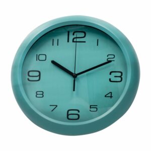 Reloj De Pared Color Azul Aqua FUZHOU EAGLE 28X4.4 CM