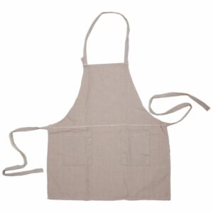 Delantal Cocina Beige Lineas FREE HOME