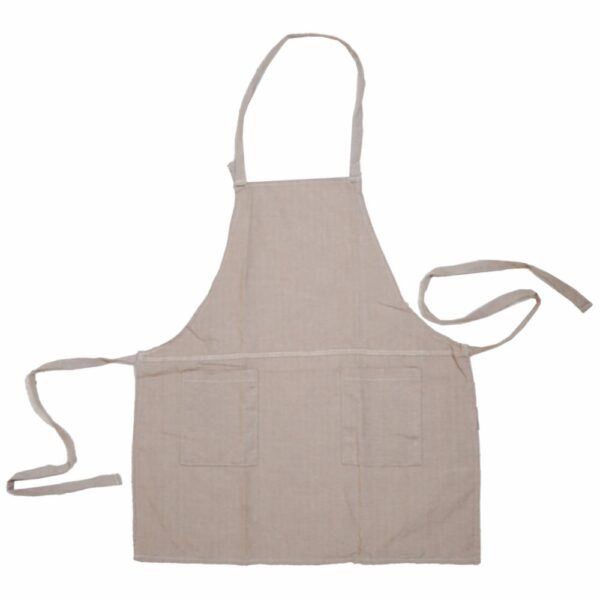 Delantal Cocina Beige Lineas FREE HOME