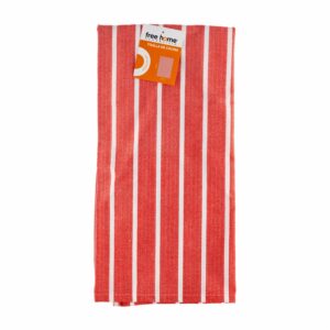 Toalla De Cocina Rosa Lineas FREE HOME 45 X 65 Cm
