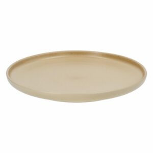 Plato Tendido Beige Filo Café FREE HOME 1 Pieza