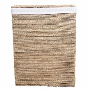 Canasta De Mimbre Rectangular Con Tapa FREE HOME Extra Grande