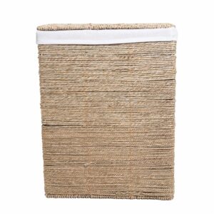 Canasta De Mimbre Rectangular Con Tapa FREE HOME Grande