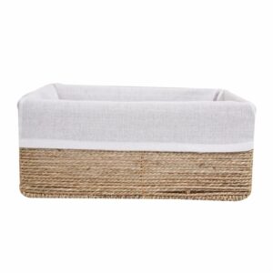 Canasta De Mimbre Rectangular Con Tapa FREE HOME Pequeño