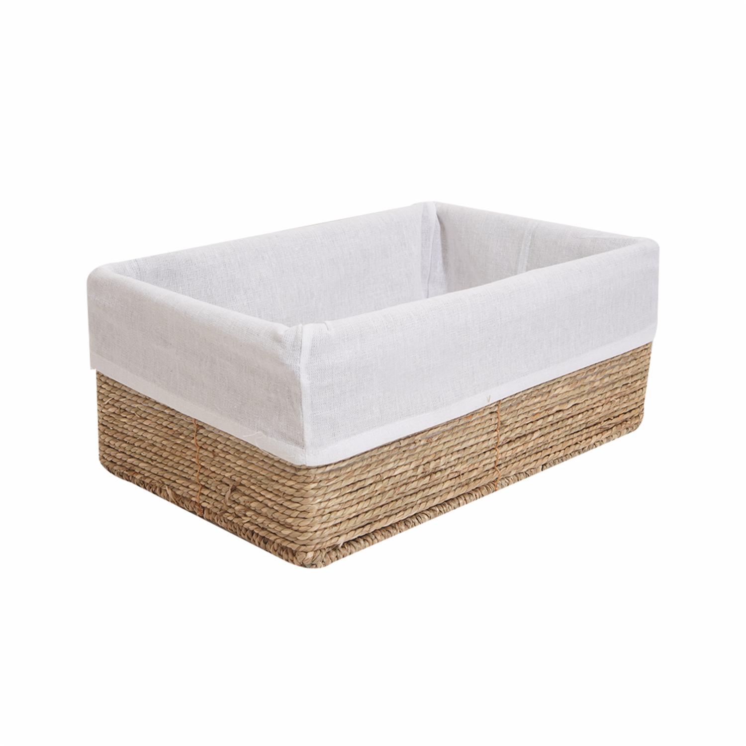 Canasta De Mimbre Rectangular Con Tapa FREE HOME Extra Pequeño - Imagen 2