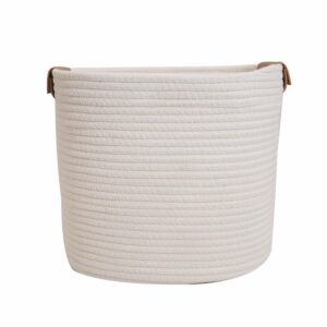 Cesta De Mimbre Redonda  Con Agarradera Café FREE HOME Pequeño