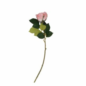Flor Artificial Rosa Rosada FREE HOME 1 Pieza