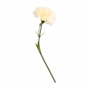 Clavel Blanco Artificial FREE HOME 1 Pieza