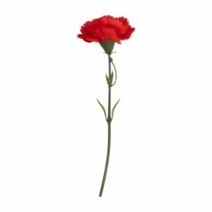 Clavel Roja Artificial FREE HOME 1 Pieza