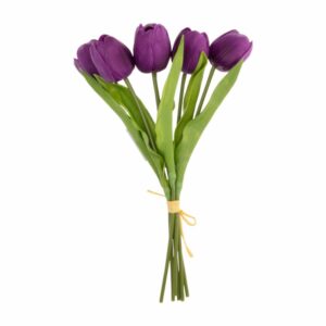 Tulipán Bonche Morado Artificial FREE HOME 1 Pieza